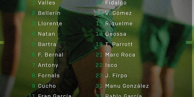 Parrott, la sorpresa en la convocatoria del Betis para el partido en Mestalla